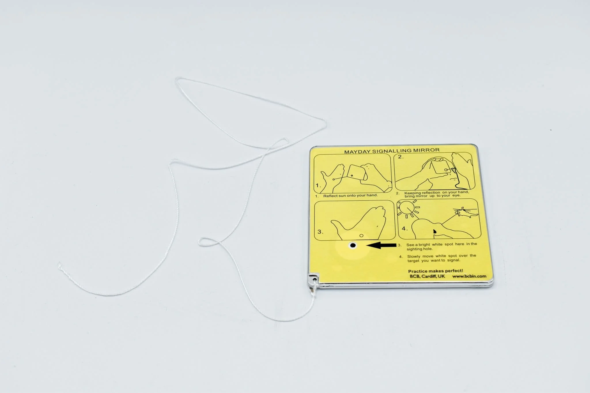 BCB 4" Mayday Advanced Signal Mirror - Image 3