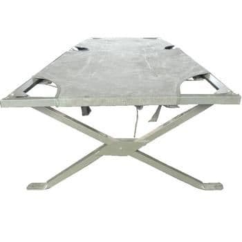 Belgian Military Heavyweight Folding Camp Bed - Image 3
