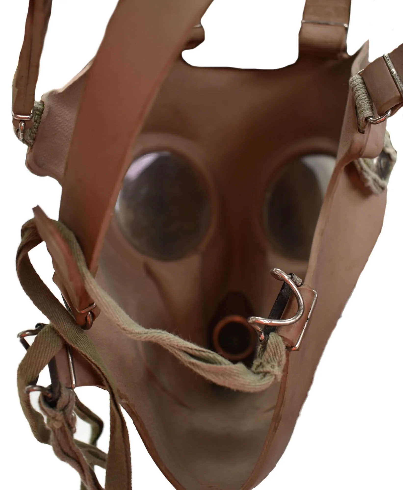 Belgian Military M51 Gas Mask With Filter & Bag - Image 5