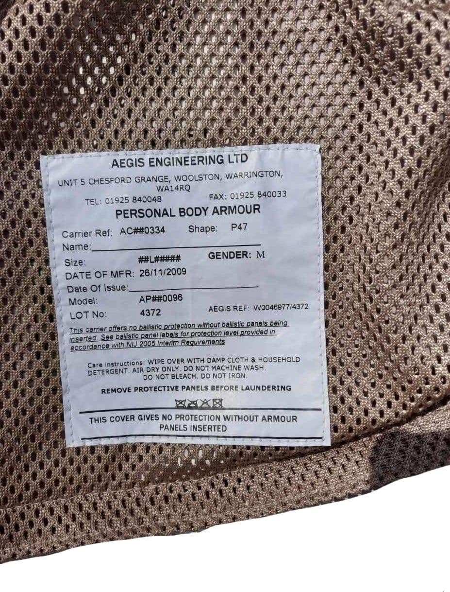 British Military Aegis Personal Body Armour - Brand New - Image 4