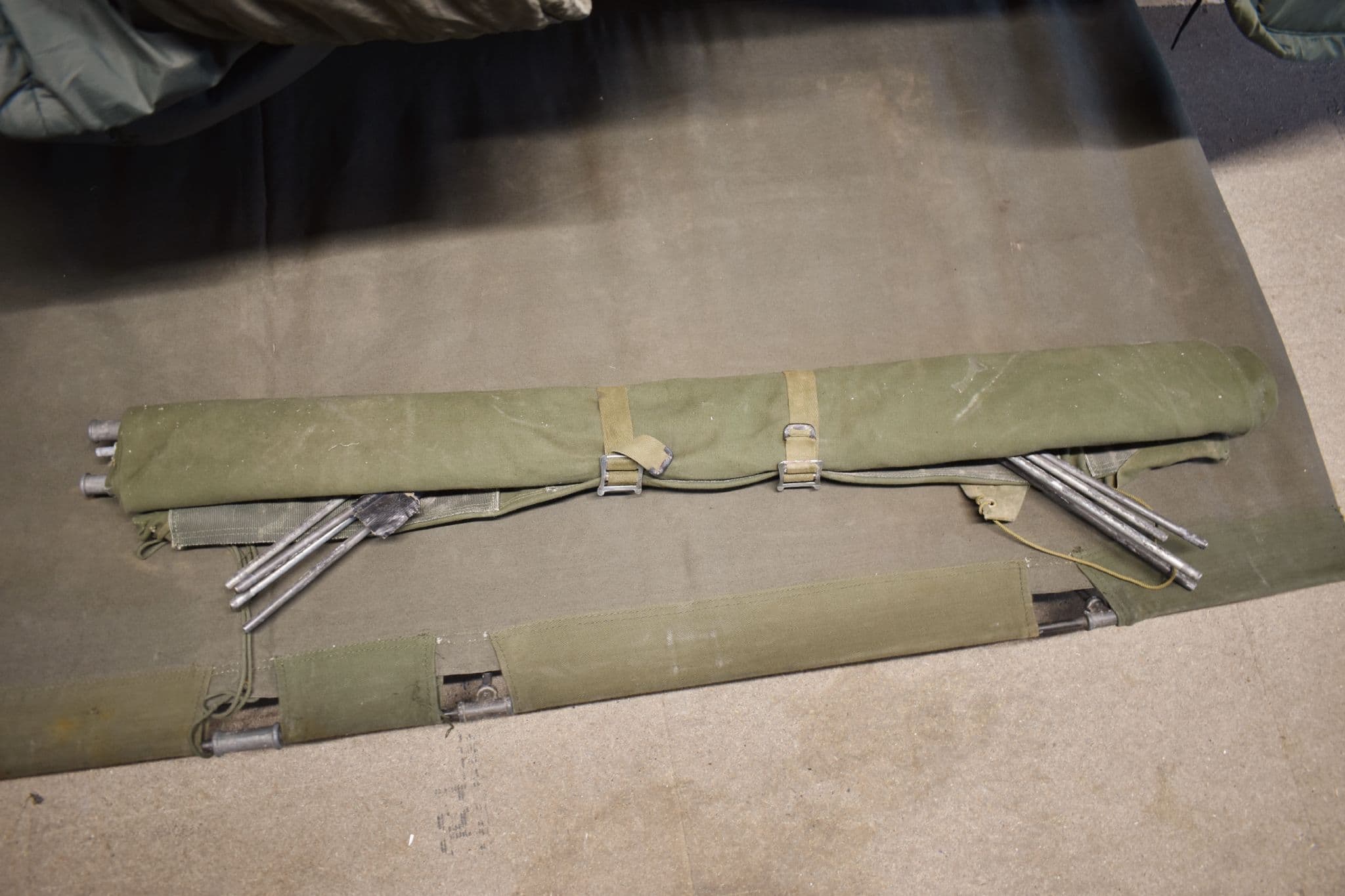 British Military Olive Green Camp Bed - Grade 1 - Image 3