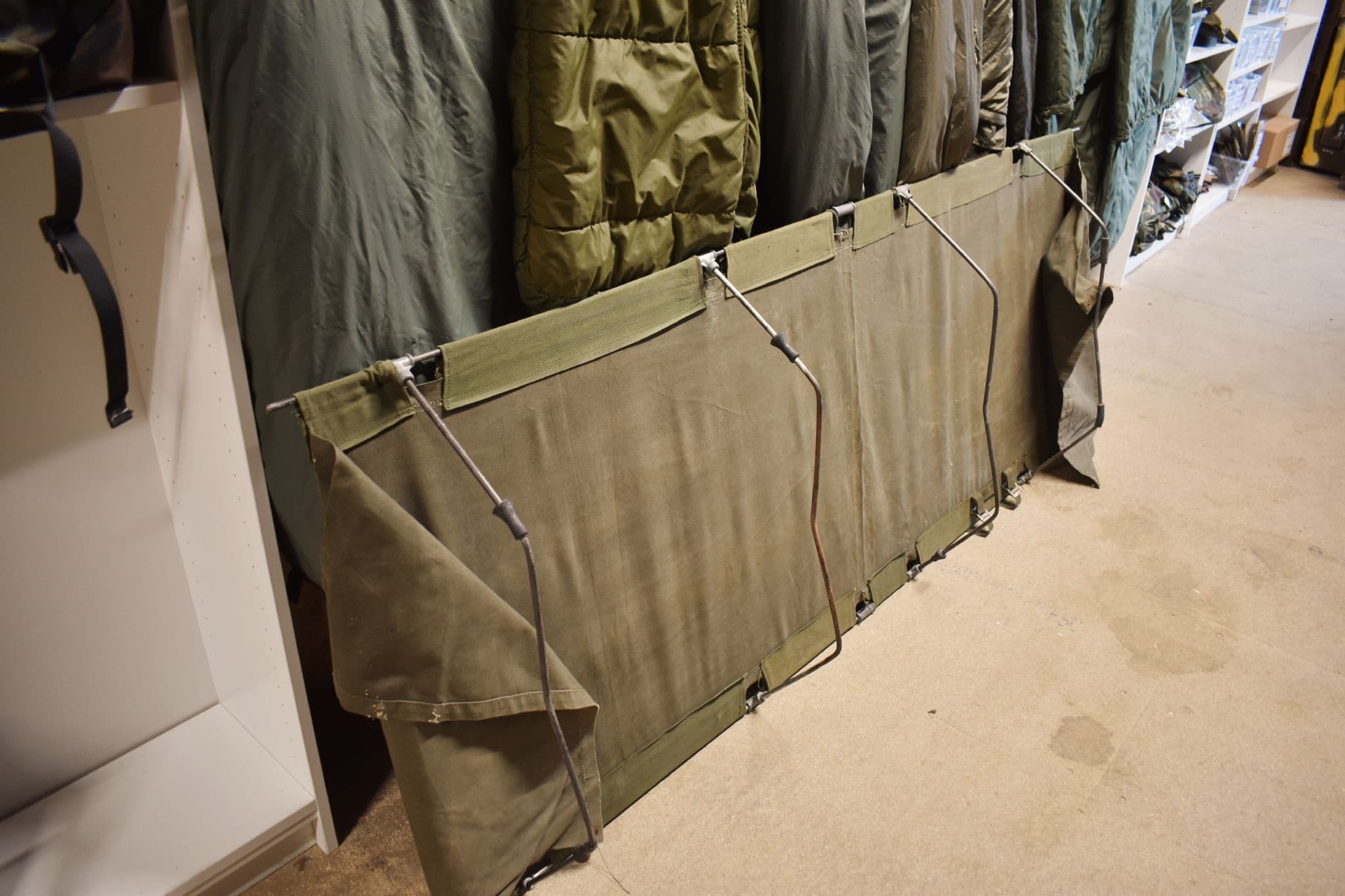 British Military Olive Green Camp Bed - Grade 1 - Image 5