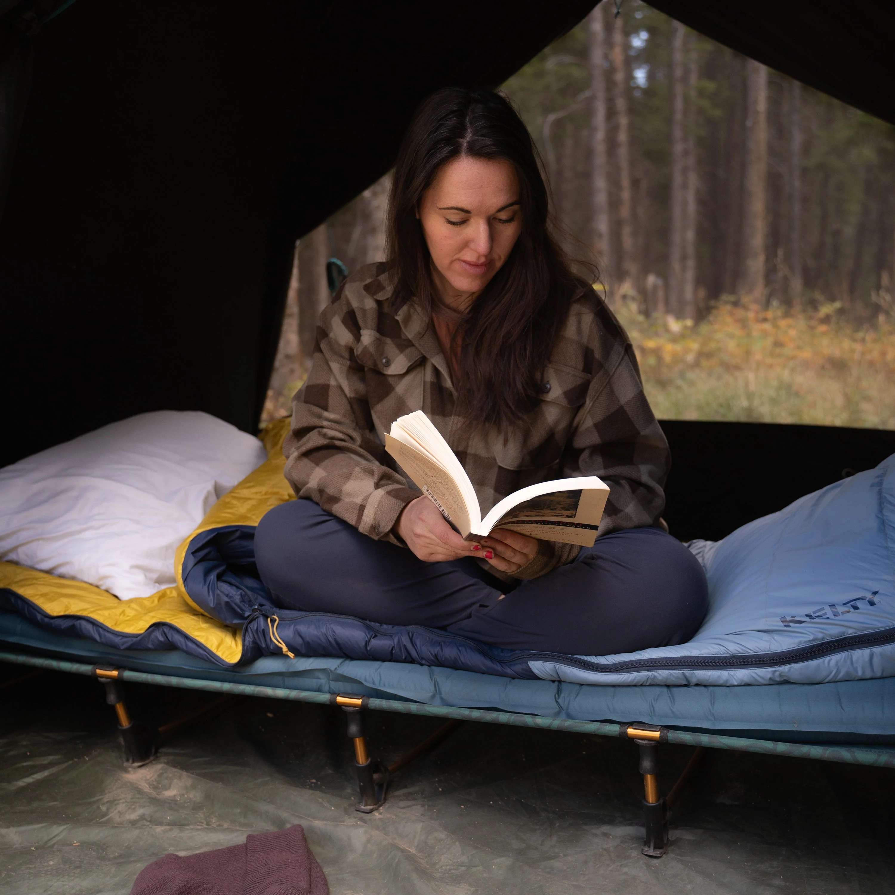 Kelty Lowdown Camp Cot Bed - Fern - Image 9