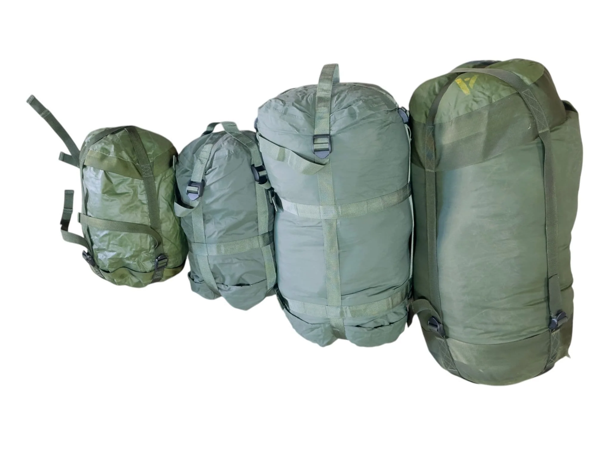Military Olive Sleeping Bag Compression Stuff Sacks - Various Sizes - Image 3