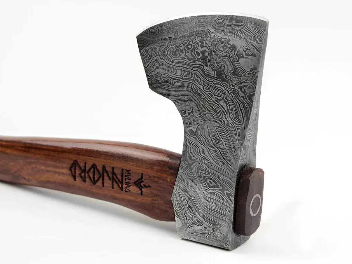 Njord Huldra Medium Damascus Axe - Image 4