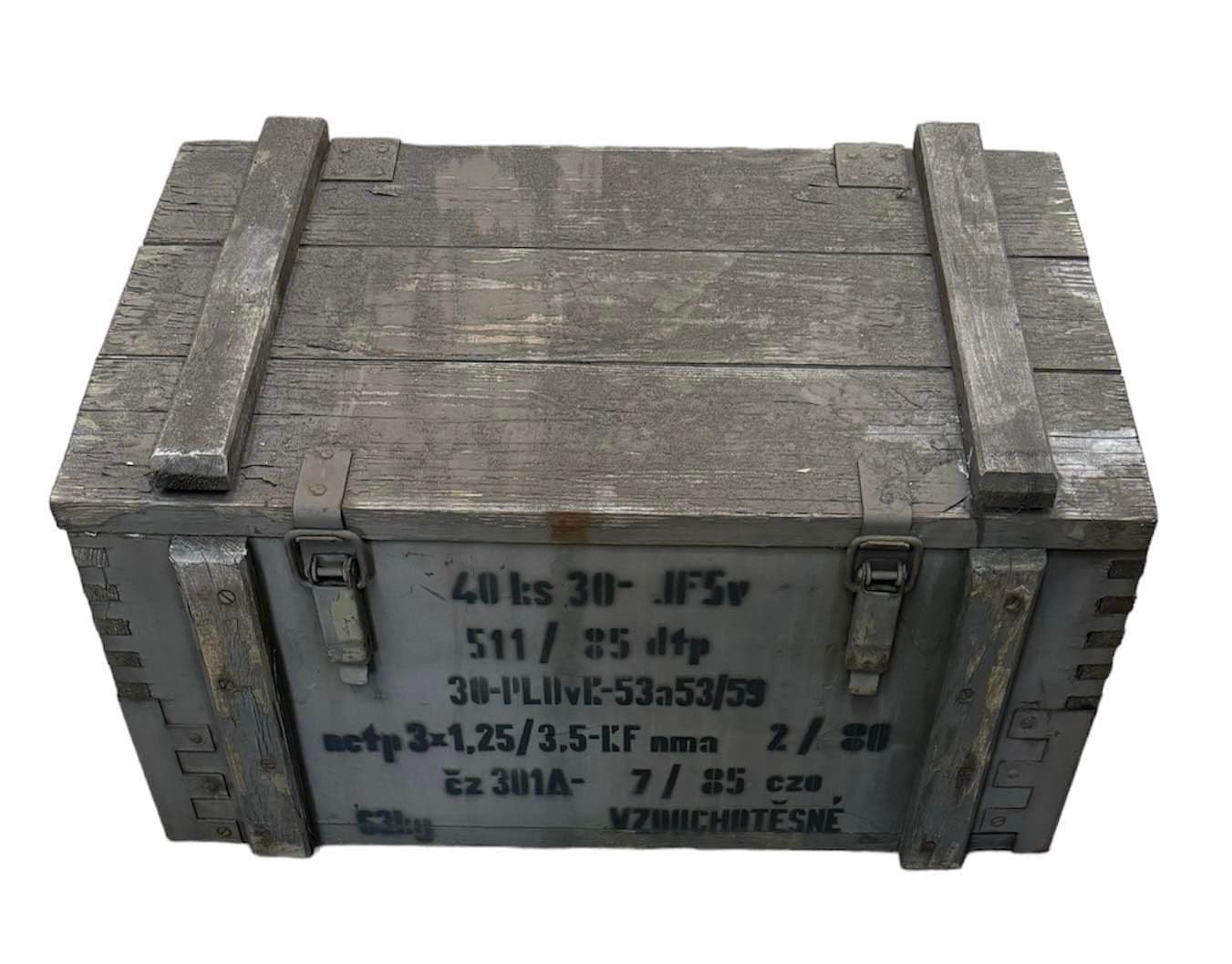 Soviet Military Large Wooden Ammo Box - Grade 2 - Image 3