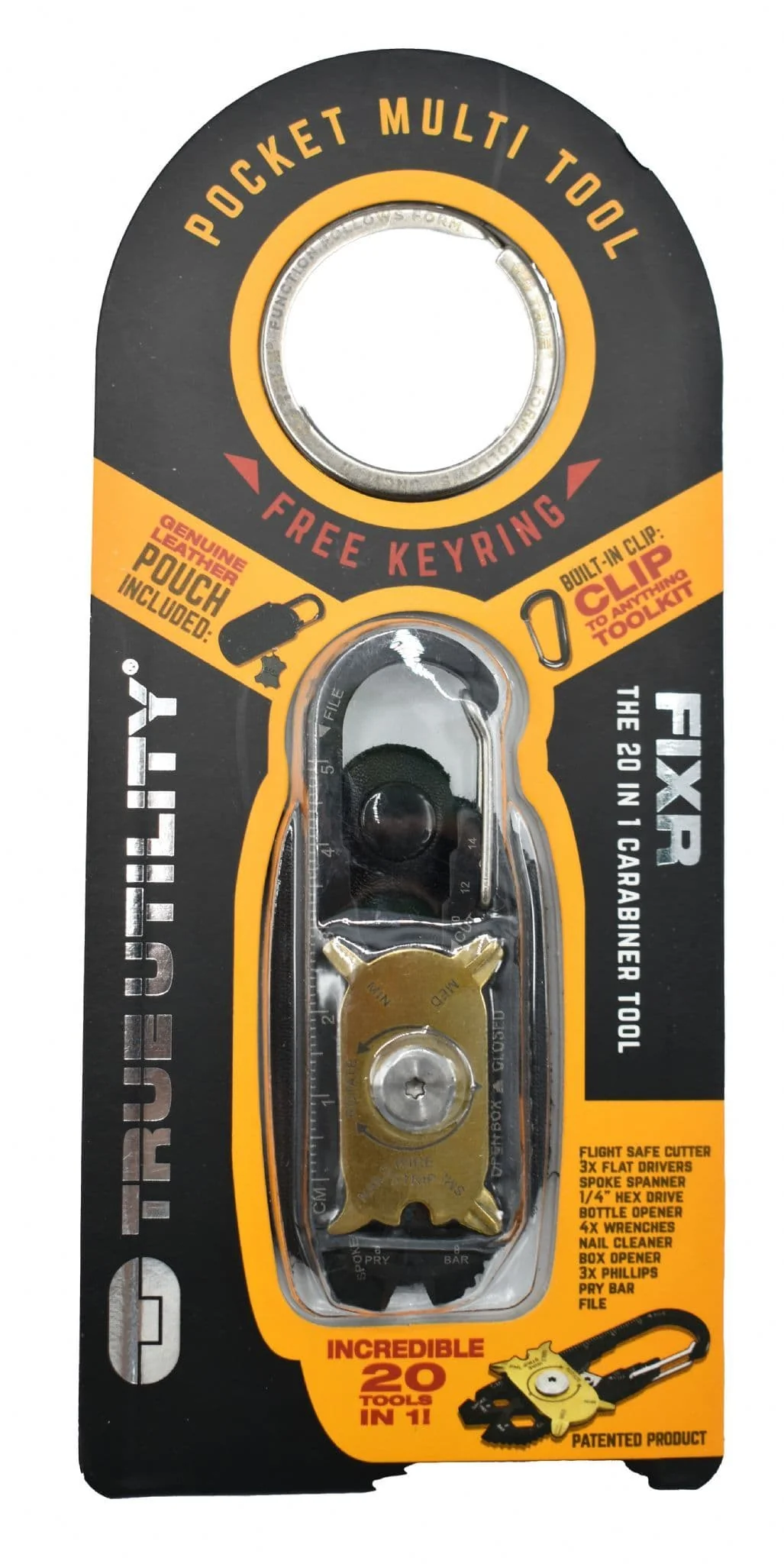 True Utility Fixr 'Daddy' 20 In 1 Keyring Multi Tool - Image 7